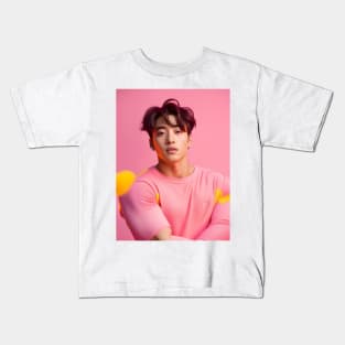 Handsome Chinese Man Kids T-Shirt